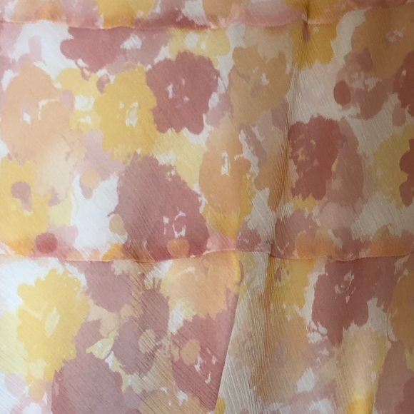 Ruby Rd Women's Lined Flowy Skirt, Pink/Yellow/Cream Size 20 - Picture 2 of 4